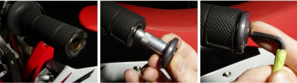 Cycra Grip Armor W/Bar End заглушки в торец руля, оранжевый