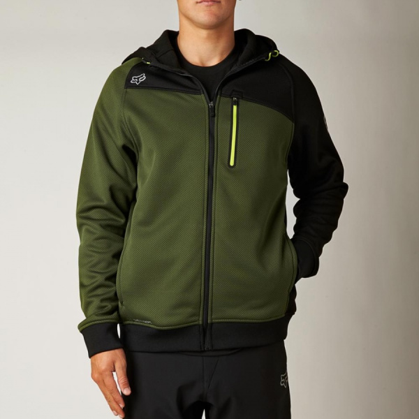 Fox Thermabond Resist Zip Hoody толстовка, зеленый