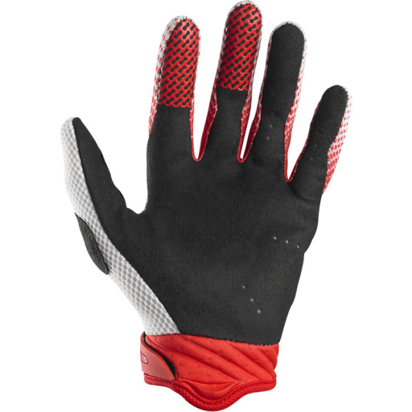 Fox Platinum мотоперчатки, красно-белый