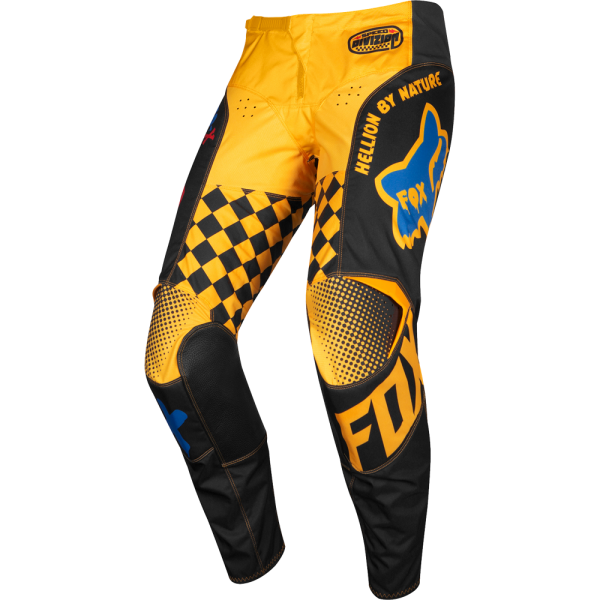 Fox Racing 180 Czar 2019 мотоштаны, черно-желтый Fox Racing 180 Czar 2019 мотоштаны, черно-желтый