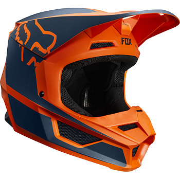 Fox Racing V1 Przm 2019 Orange шлем кроссовый