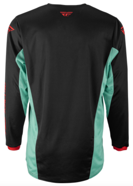 Fly Racing Kinetic S.E. Rave Black/Mint/Red джерси Fly Racing Kinetic S.E. Rave Black/Mint/Red джерси