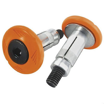 Cycra Grip Armor W/Bar End заглушки в торец руля, оранжевый