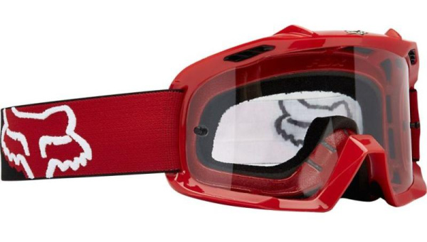 Fox Airspace Youth Matte Red Clear мотоочки подростковые Fox Airspace Youth Matte Red Clear мотоочки подростковые