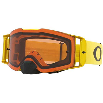Oakley Front Line Moto Prizm MX мотоочки желто-черный, бронзовая линза (OO7087-65)