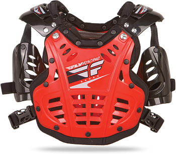 Fly Racing Convertible 2 JR панцирь с плечами подростковый, красный глянцевый