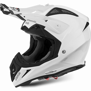 Airoh Aviator 2.2 шлем внедорожный, белый глянцевый