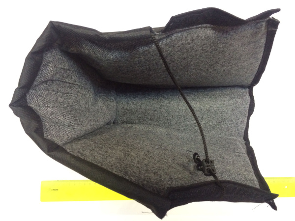 Мотокутюрье муфты на руль премиум, красно-черный