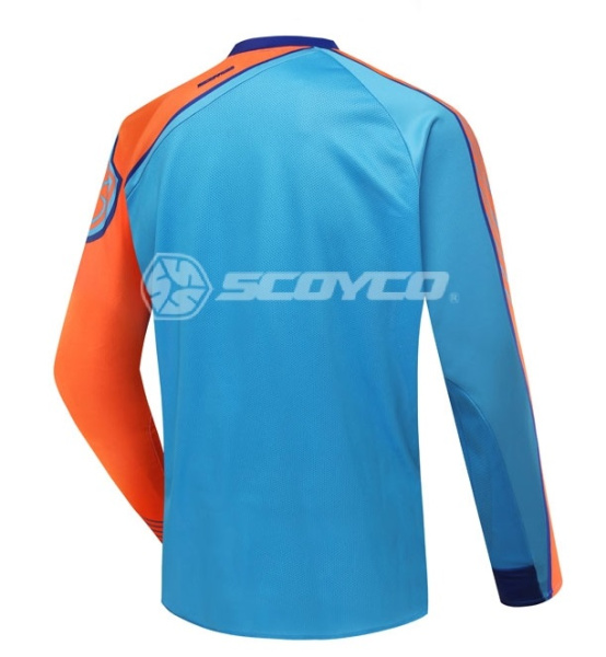 Scoyco T205 джерси, сине-оранжевый