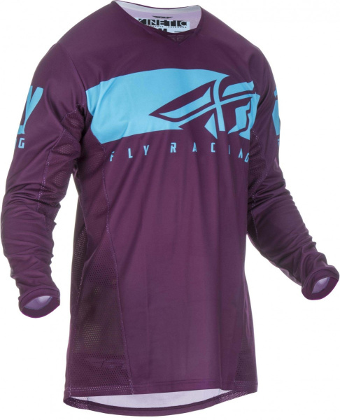 Fly Racing Kinetic Shield джерси, фиолетово-синий Fly Racing Kinetic Shield джерси, фиолетово-синий