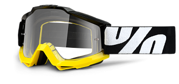 100% Accuri Tornado 2 / Clear Lens мотоочки, черно-желтый