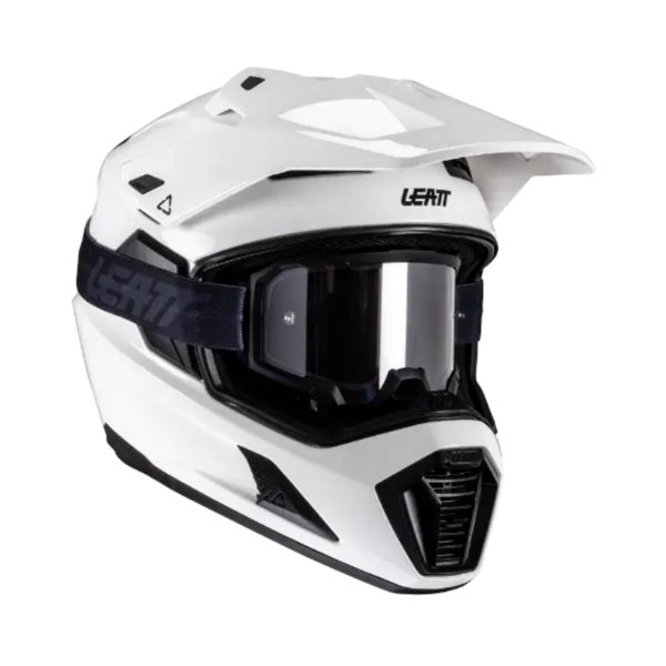 Leatt Kit ADV 8.5 White V25 шлем + Velocity 4.5 мотоочки