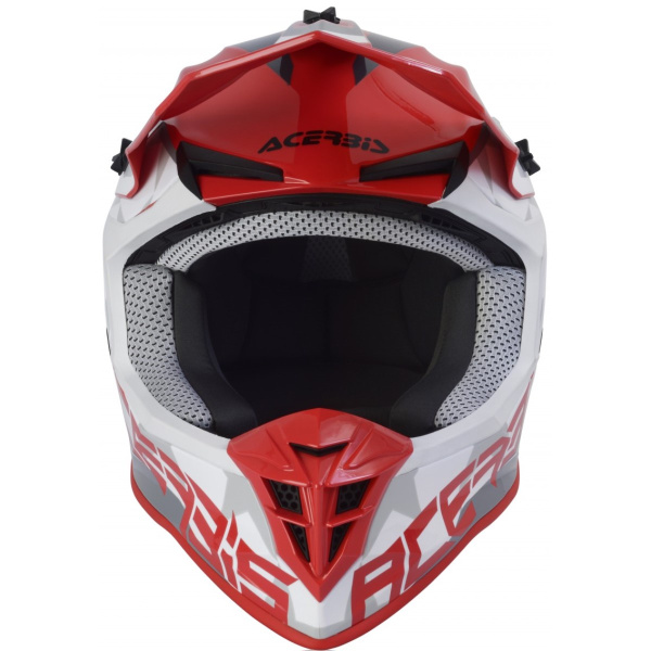 Acerbis Linear Red/White шлем внедорожный