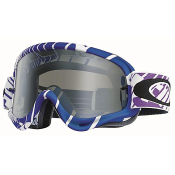 Oakley O-Frame 2.0 Skull Rushmore мотоочки, сине-белый (OO7068-10)