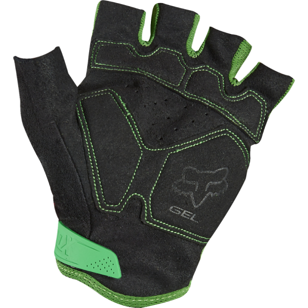 Fox Racing Reflex Gel Short велоперчатки без пальцев, черно-зеленый