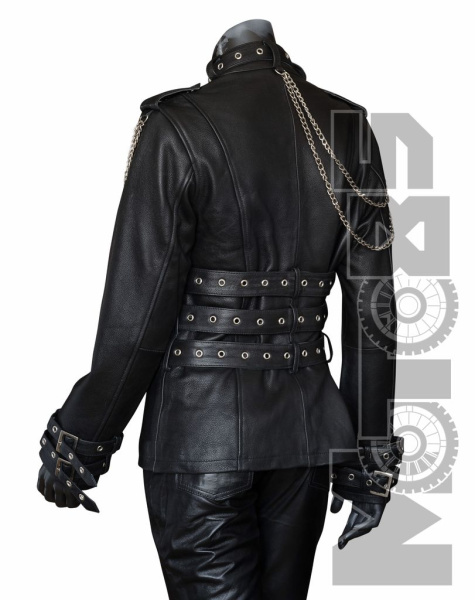 First L116CC Куртка женская кожаная удлиненная с тремя поясами First L116CC Куртка женская кожаная удлиненная с тремя поясами