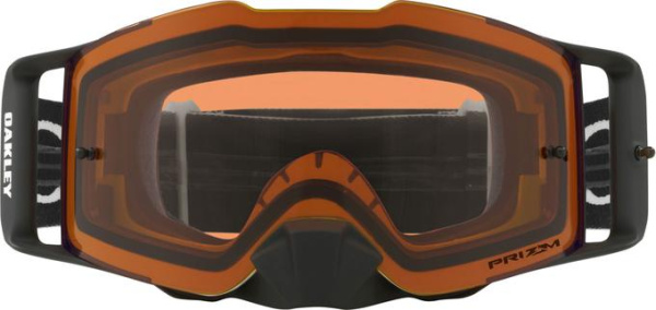 Oakley Front Line Matte White Speed/Prizm MX Bronze мотоочки бронзовая линза (OO7087-06)