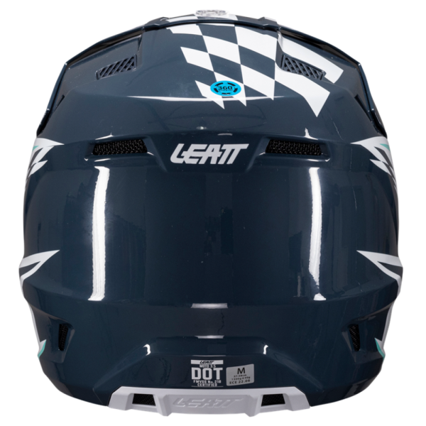 Leatt Kit Moto 3.5 V25 Blue шлем кроссовый + Vizion 3.5 мотоочки