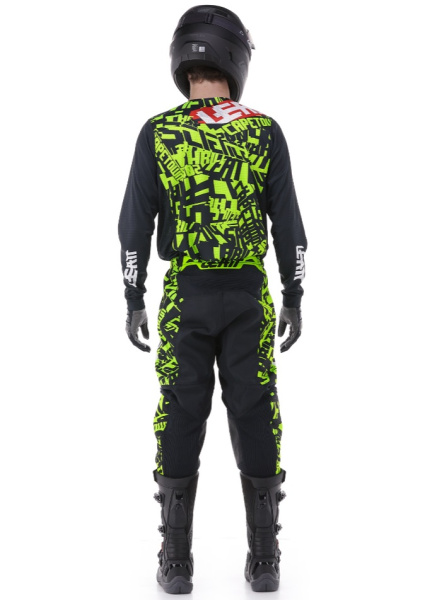 Leatt 3.5 Ride Kit 2024 Lime комплект мотоштаны + джерси