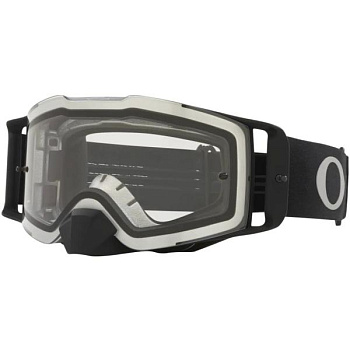 Oakley Front Line Matte Black Speed мотоочки, прозрачная линза (OO7087-01)