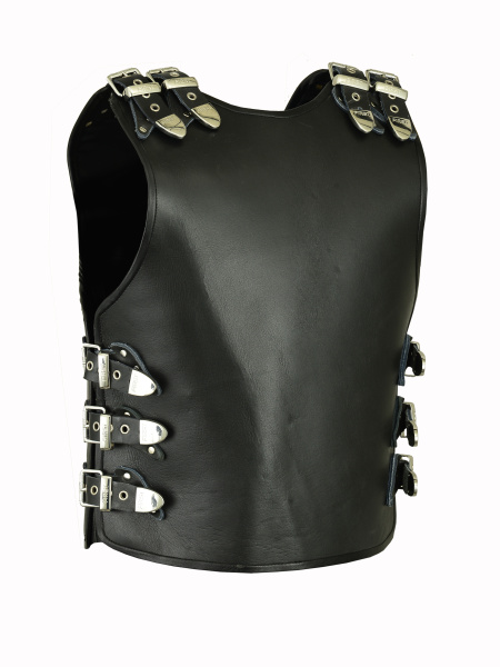 First V709 Жилет мужской клубный кожа 4мм, XS-3XL.