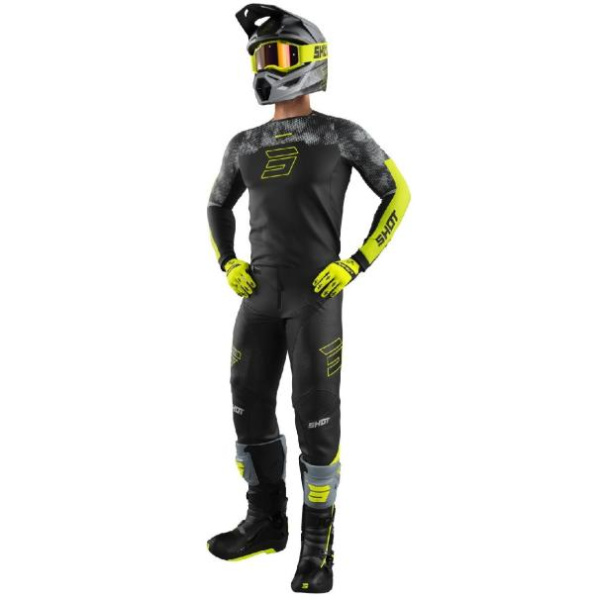 Shot Contact Patrol Black Neon Yellow комплект