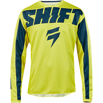 Shift White York Youth Yellow/Navy джерси подростковая