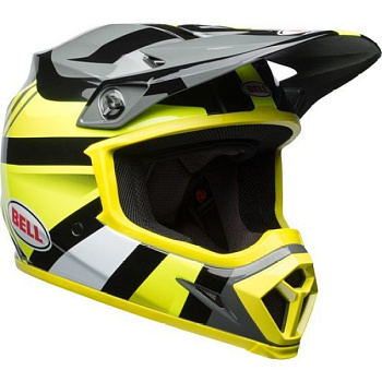Bell MX-9 Mips Marauder шлем кроссовый, желто-черно-серый