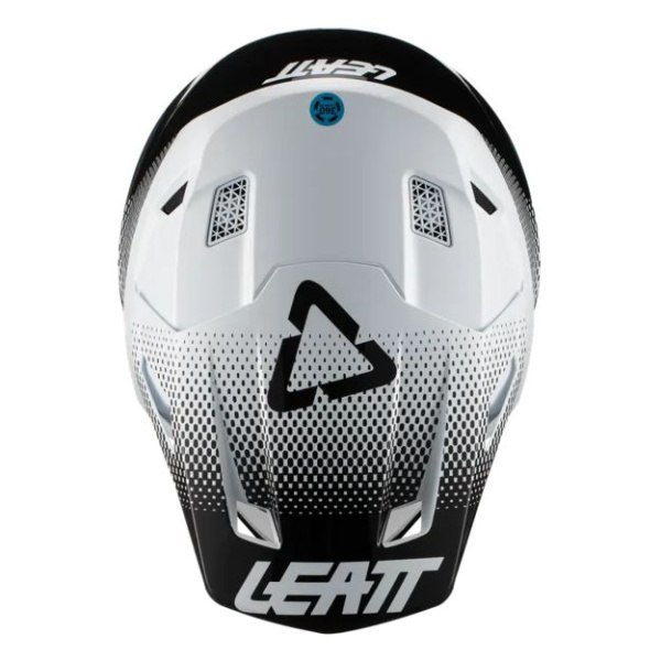Leatt Kit Moto 7.5 V21 White шлем кроссовый + Velocity 4.5 мотоочки