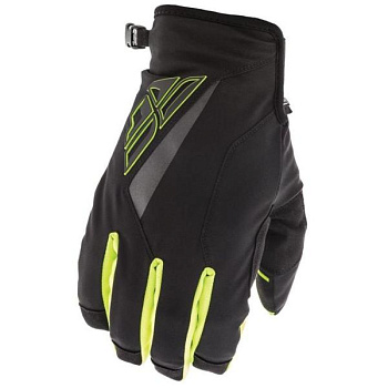 Fly Racing Title 2020 мотоперчатки, черно-желтый