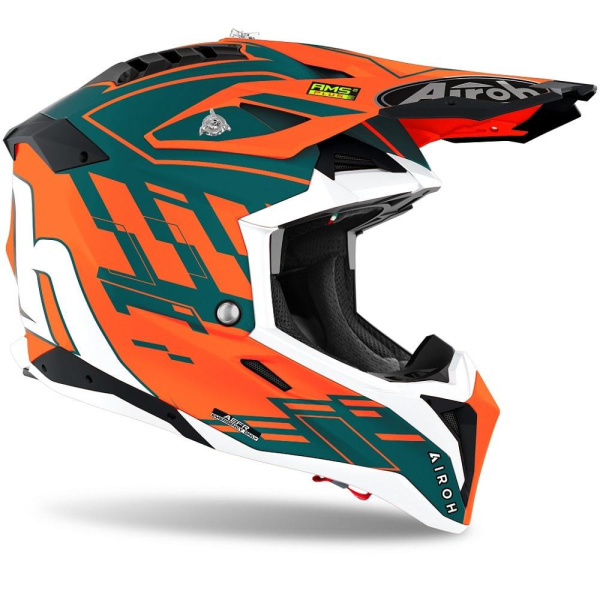 Airoh Aviator 3 Rampage Orange Matt шлем внедорожный Airoh Aviator 3 Rampage Orange Matt шлем внедорожный
