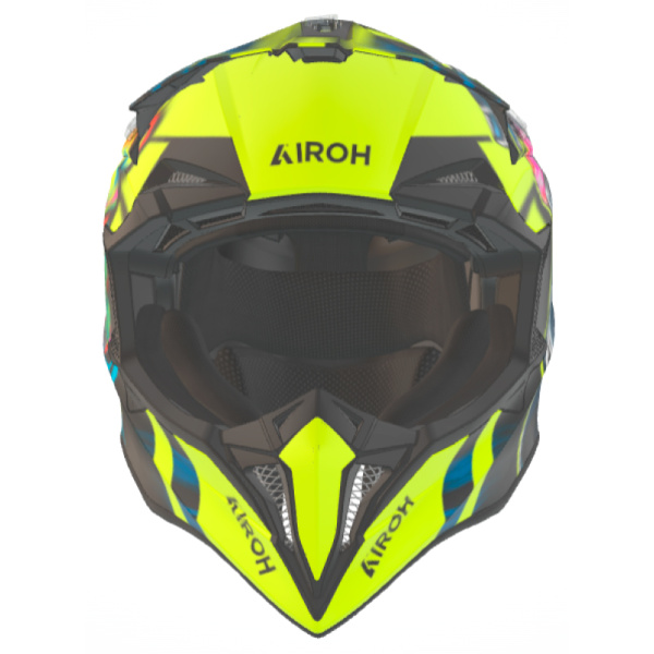 Airoh Wraaap Cyber Yellow Matt шлем внедорожный