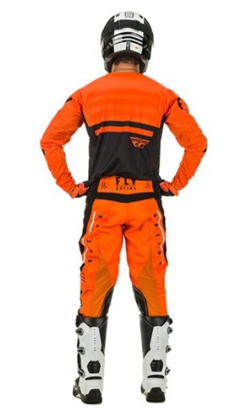 Fly Racing Kinetic K120 2020 комплект подростковый, оранжево-черный Fly Racing Kinetic K120 2020 комплект подростковый, оранжево-черный
