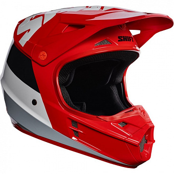 Shift Racing White Tarmac 2017 шлем кроссовый, красный