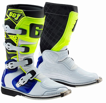 Gaerne SGJ мотоботы кроссовые детские/женские, бело-сине-желтый