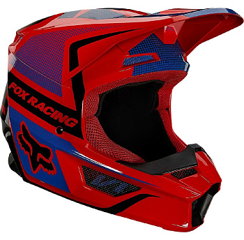 Fox Racing V1 Oktiv Red шлем кроссовый