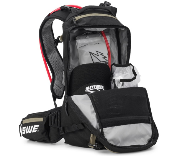 USWE Core 16L Off-Road Daypack, Black/Mud Green рюкзак