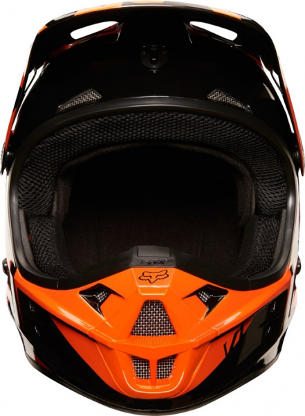 Fox Racing V1 Mastar 2018 Youth шлем подростковый, оранжево-черный