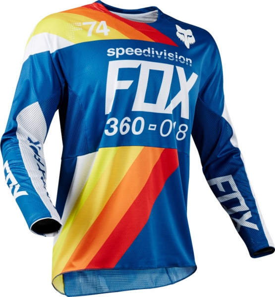 Fox Racing 360 Draftr 2018 джерси, бело-синий Fox Racing 360 Draftr 2018 джерси, бело-синий