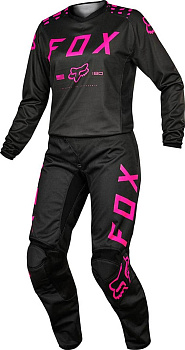 Fox Racing 180 Womens 2017 комплект женский, черно-розовый