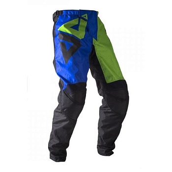 Ataki Strike мотоштаны, сине-зеленый