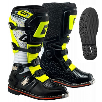 Gaerne GX1 Enduro 2018 мотоботы, черно-желто-серый