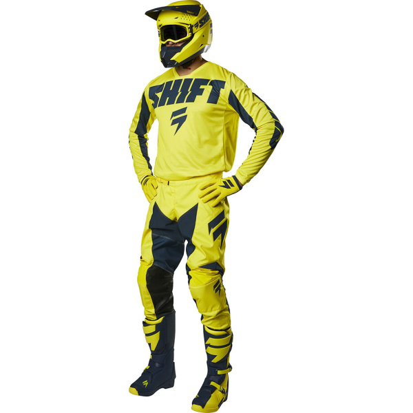 Shift White York Youth Yellow/Navy мотоштаны подростковые Shift White York Youth Yellow/Navy мотоштаны подростковые