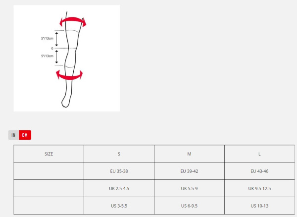 Leatt Knee Brace Socks Black/White чулки под наколенники с носком Leatt Knee Brace Socks Black/White чулки под наколенники с носком