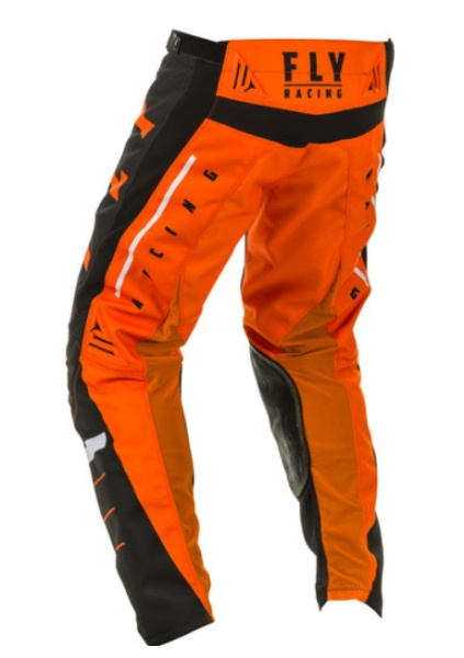 Fly Racing Kinetic K120 2020 мотоштаны подростковые, оранжево-черный Fly Racing Kinetic K120 2020 мотоштаны подростковые, оранжево-черный