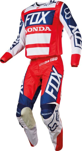 Fox Racing 180 Honda 2017 комплект, красно-бело-синий