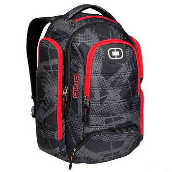 OGIO Metro II Fracture рюкзак, серо-красно-черный OGIO Metro II Fracture рюкзак, серо-красно-черный