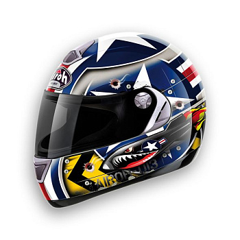 Airoh Aster-X Aircraft шлем интеграл, разноцветный