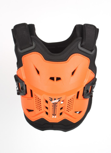 Leatt Chest Protector 2.5 Kids панцирь без плеч детский, оранжево-черный Leatt Chest Protector 2.5 Kids панцирь без плеч детский, оранжево-черный
