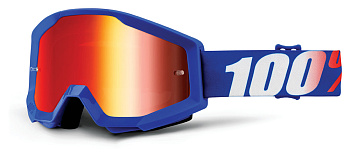 100% Strata Nation Mirror Red Lens мотоочки